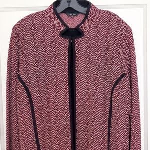 Misook XL Jacket With Black Tank